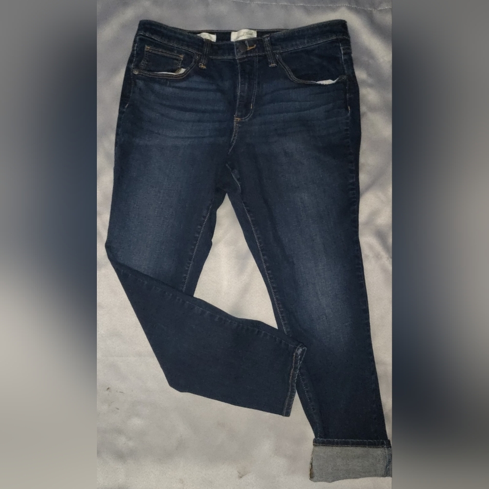 Universal Thread Women's Straight Leg Jeans - Deep Indigo